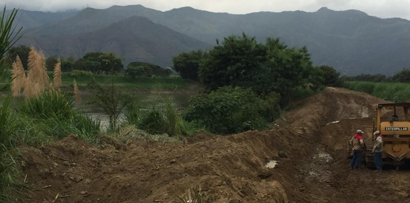 CVC SUPERVISA MANTENIMIENTO A OBRAS DE CONTROL DE INUNDACIONES EN PALMIRA 