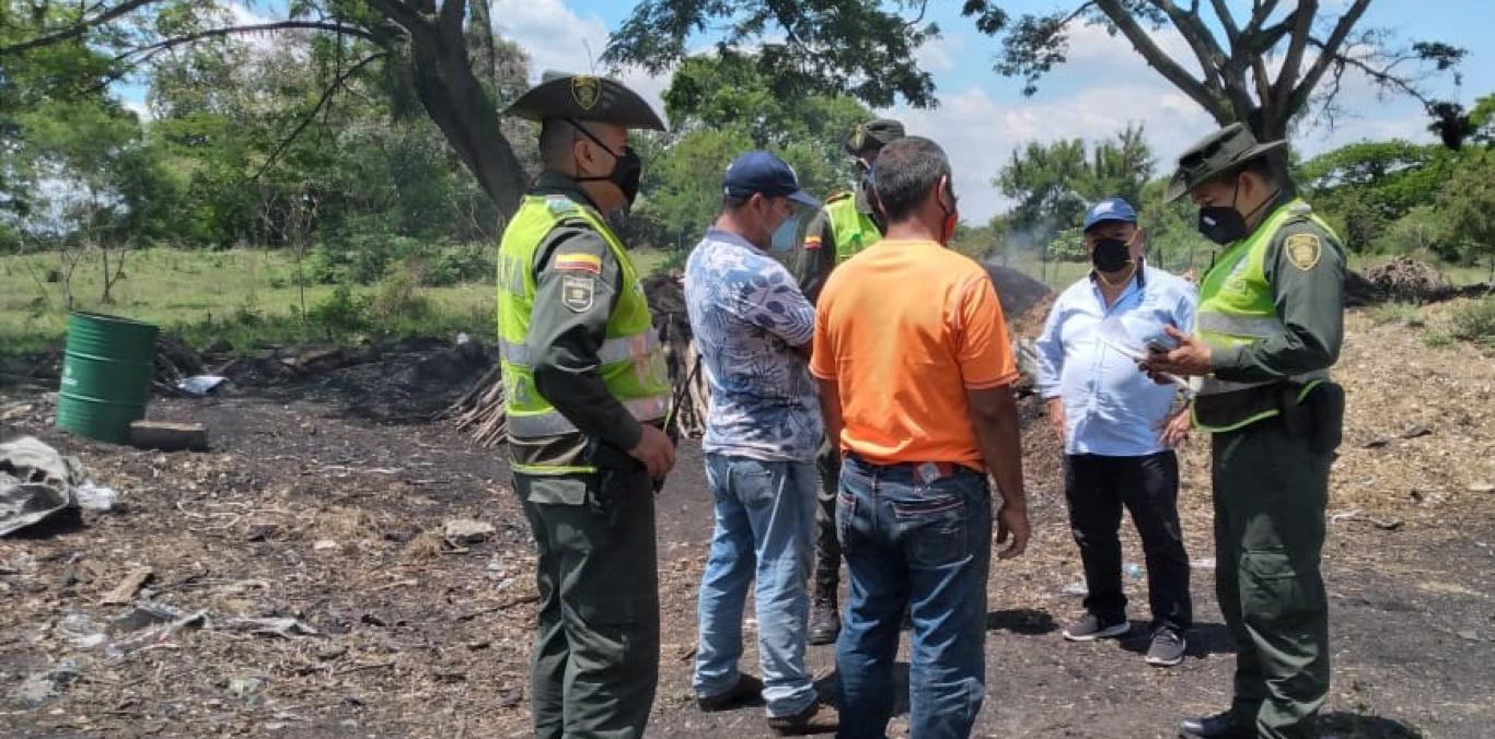 DETIENEN QUEMA DE CARBÓN EN EL JARILLÓN DE CALI