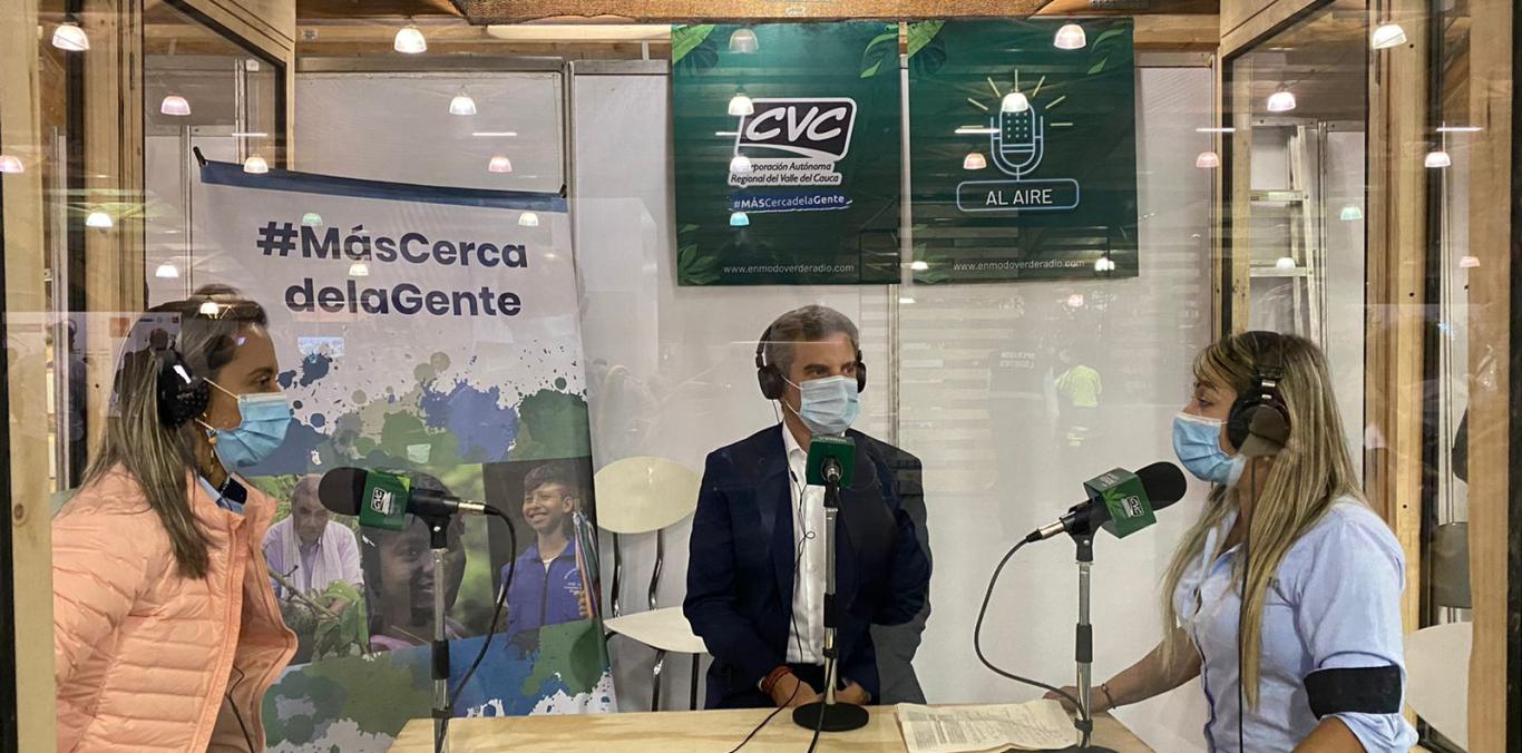 EN MODO VERDE RADIO, LA EMISORA AMBIENTAL DEL VALLE FUE TODO UN ÉXITO EN FIMA