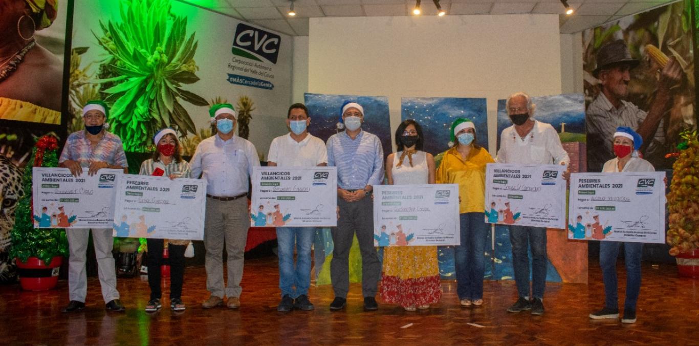 LOS MEJORES PESEBRES Y VILLANCICOS CON SENTIDO AMBIENTAL FUERON PREMIADOS POR LA CVC