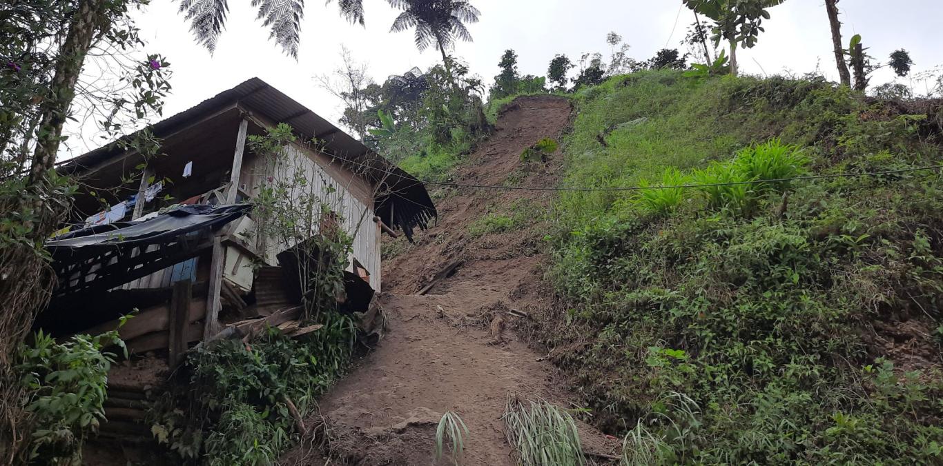 LA CVC VALORÓ ZONA AFECTADA POR EL INVIERNO EN EL ÁGUILA 