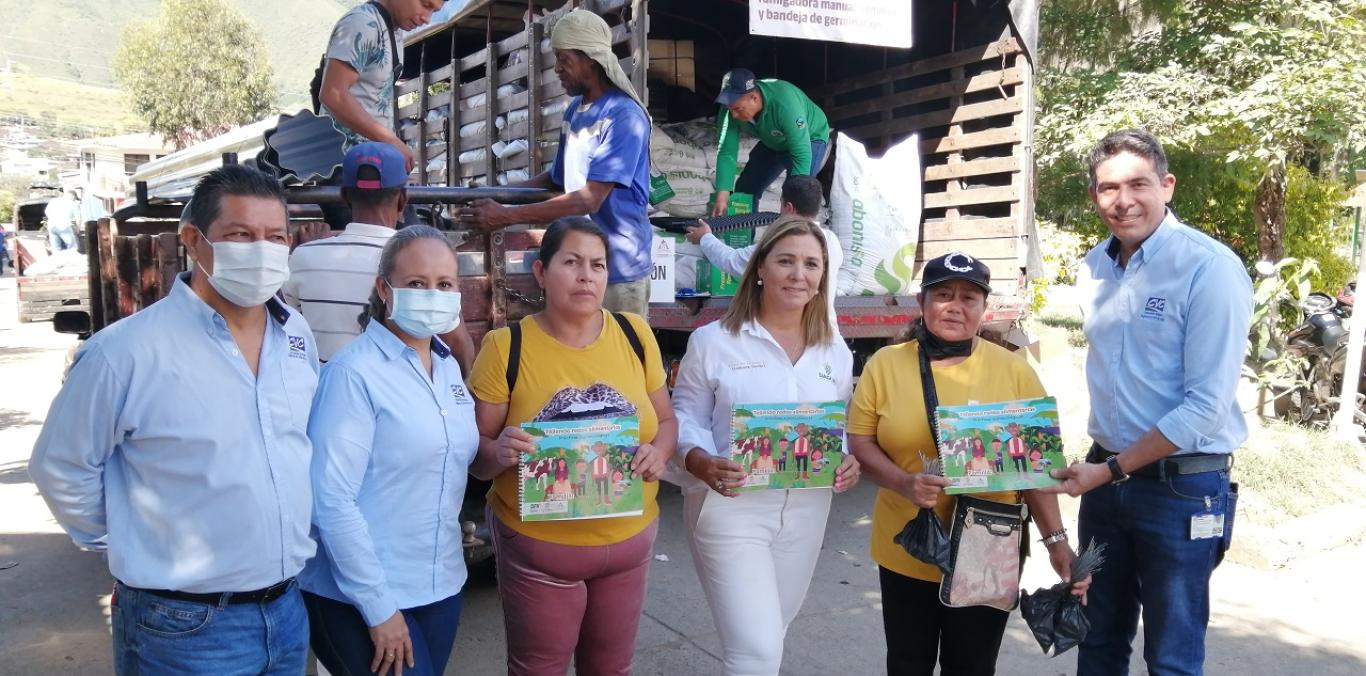 58 FAMILIAS CAMPESINAS DE DAGUA RECIBIERON INSUMOS DE SEGURIDAD ALIMENTARIA