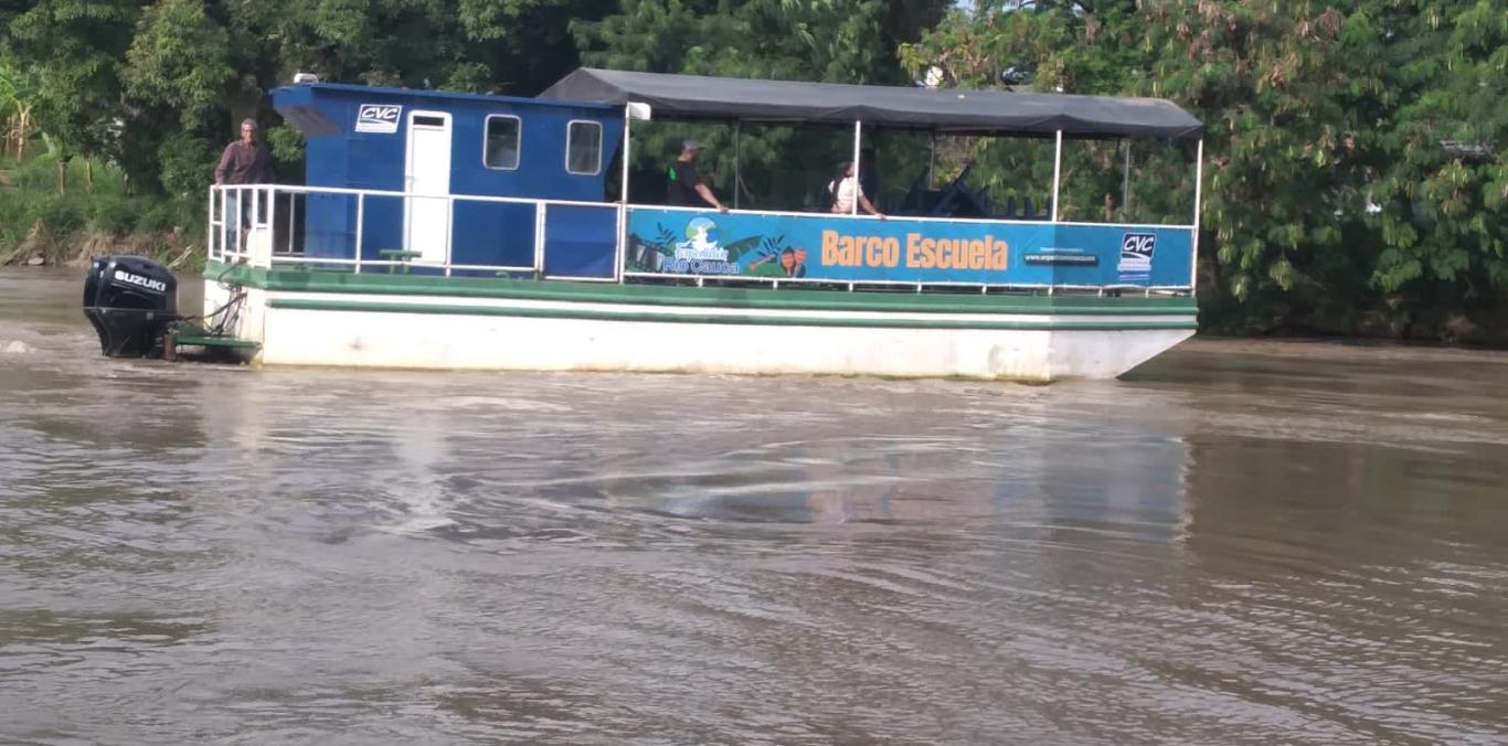 DESDE MAÑANA, BARCO ESCUELA DE LA CVC NAVEGARÁ DE NUEVO POR EL RÍO CAUCA