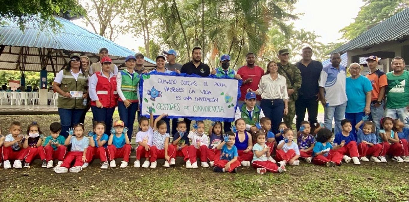 COMUNIDAD DE ZARZAL Y BUENAVENTURA RINDIERON HOMENAJE AL AGUA