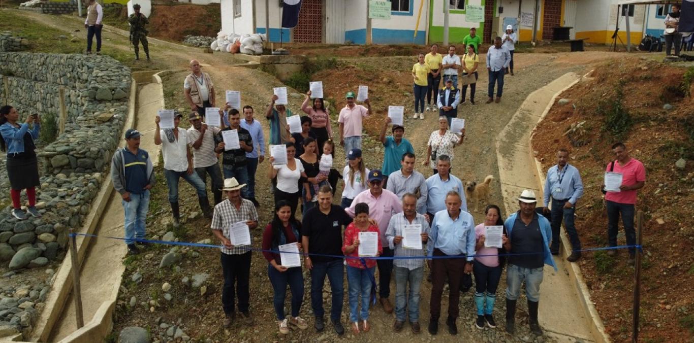 SE MITIGÓ RIESGO QUE IMPEDÍA A 25 FAMILIAS HABITAR SUS VIVIENDAS