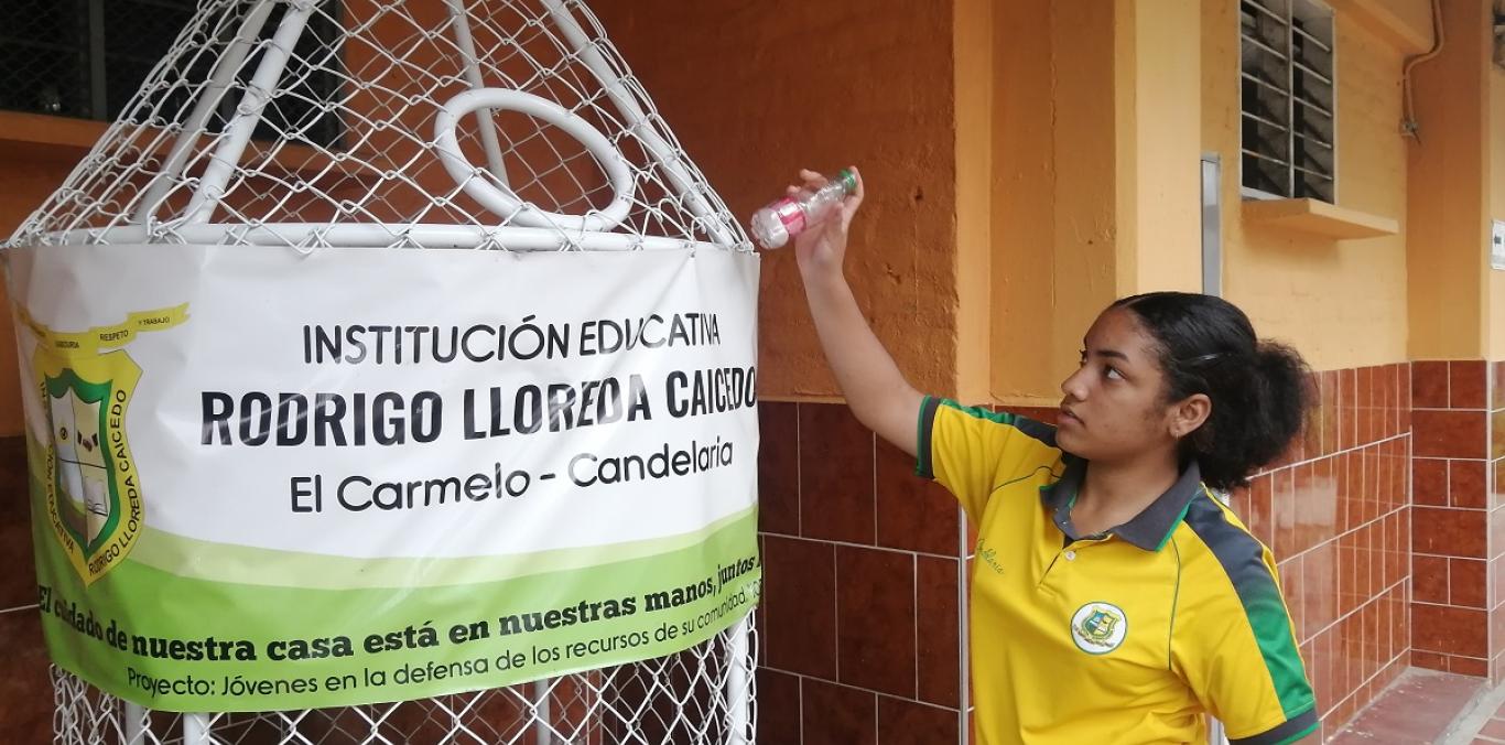 COMUNIDAD DE CANDELARIA APROVECHA LOS RESIDUOS SÓLIDOS, GRACIAS A PROYECTO AMBIENTAL ESCOLAR