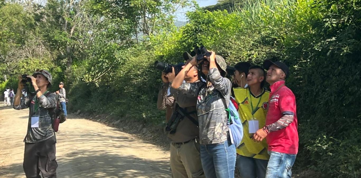 LA GARZA BLANCA, EL MARTÍN PESCADOR, LA IGUAZA MARIA Y EL ÁGUILA PESCADORA FUERON PROTAGONISTAS DEL II ENCUENTRO DE AVITURISMO COMUNITARIO EN GUACARÍ