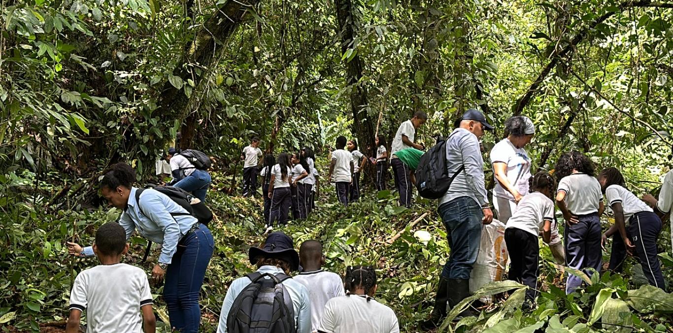 SEMBRANDO ÁRBOLES, ESTUDIANTES DE BUENAVENTURA SE FORMAN PARA LA VIDA