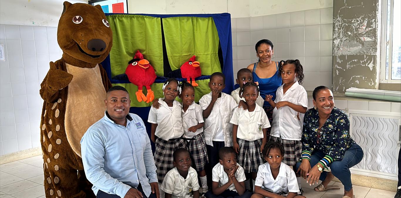 NIÑOS DE BUENAVENTURA HOMENAJEARON AL ÁRBOL Y A LA TIERRA