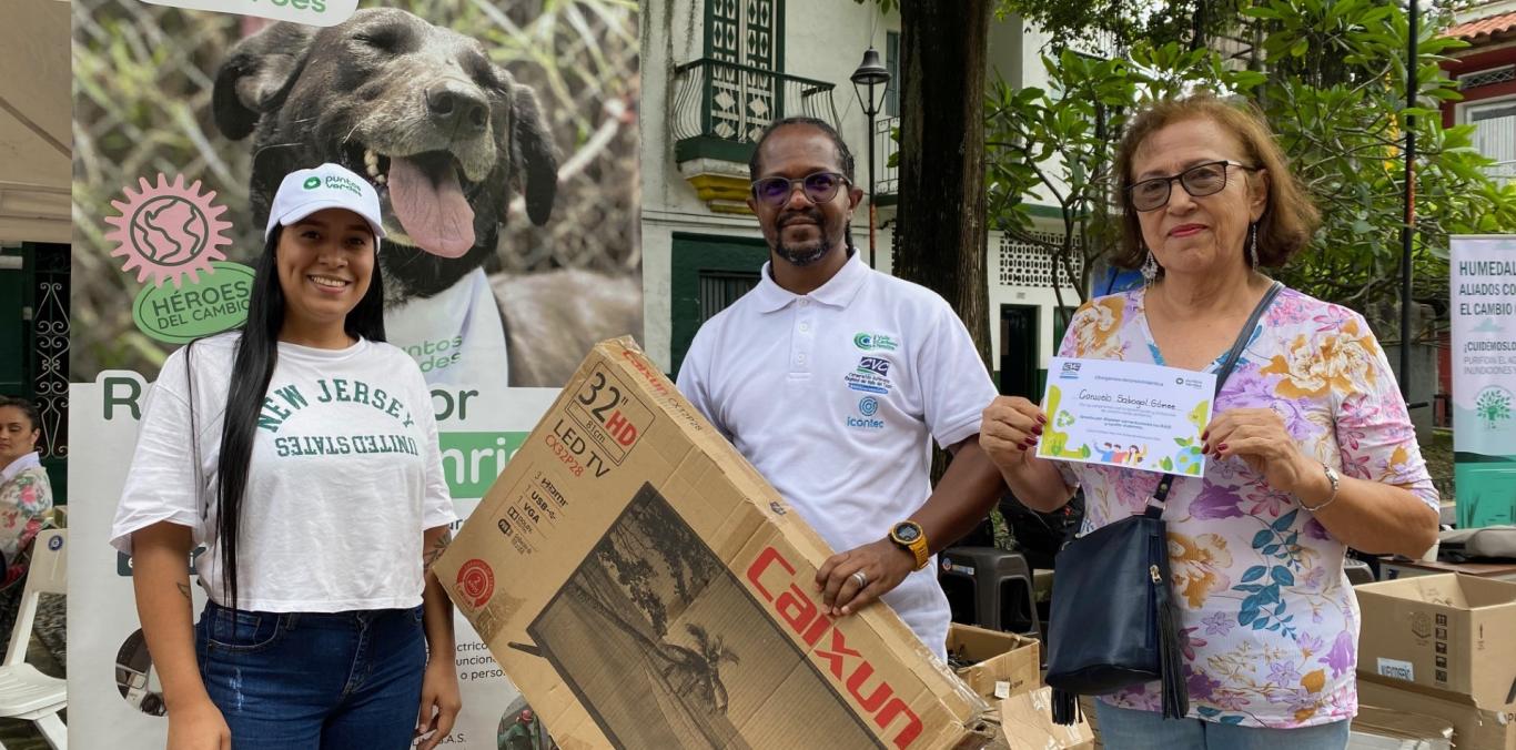 SE RECOLECTARON CERCA DE DOS TONELADAS DE RESIDUOS POSCONSUMO EN EL NORTE DEL VALLE