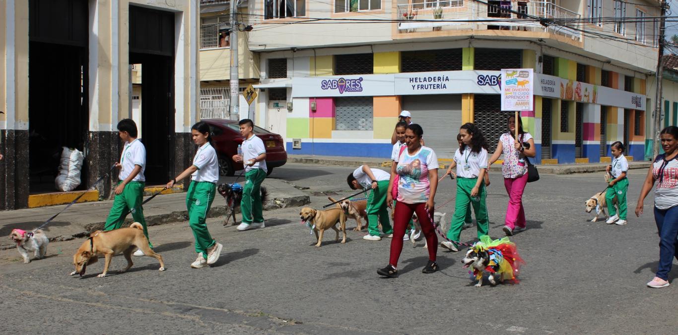 LOS ANIMALES SON SINÓNIMO DE RESPONSABILIDAD Y AMOR EN CAICEDONIA