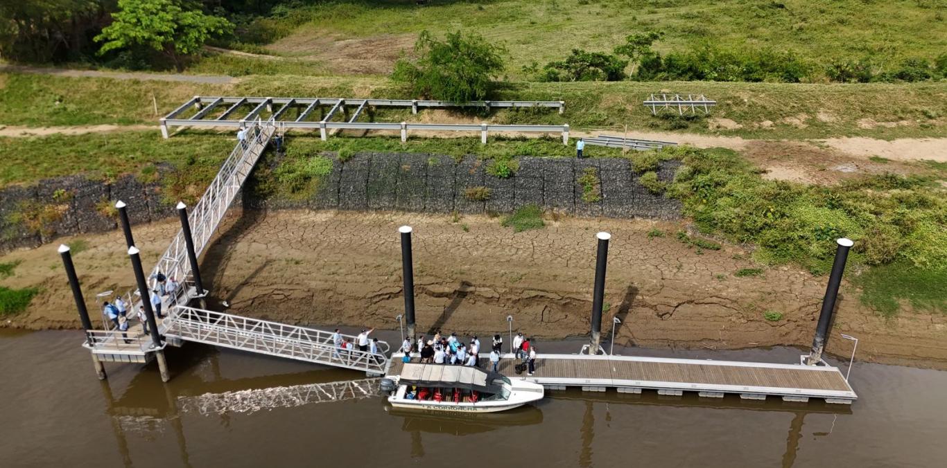 EN UN 90 % AVANZAN DOS MUELLES TURÍSTICOS PROMOVIDOS POR NOSOTROS EN EL RÍO CAUCA