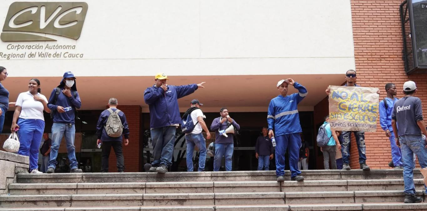                   LA CVC RECHAZA LOS HECHOS DE VIOLENCIA PRESENTADOS HOY EN SU SEDE DE CALI Y ACLARA EL ALCANCE DE LA MEDIDA PREVENTIVA IMPUESTA A REFINAL S.A.S.