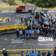 CALI TIENE EL PRIMER HELIPUNTO DEL PAÍS PARA CONTROL DE INCENDIOS FORESTALES