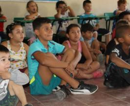 CVC LIDERA CINECLUB AMBIENTAL INFANTIL CON NIÑOS DEL ICBF