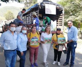 58 FAMILIAS CAMPESINAS DE DAGUA RECIBIERON INSUMOS DE SEGURIDAD ALIMENTARIA