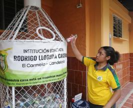 COMUNIDAD DE CANDELARIA APROVECHA LOS RESIDUOS SÓLIDOS, GRACIAS A PROYECTO AMBIENTAL ESCOLAR