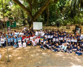 ROQUE Y RUPITO VISITARON EL BOSQUE MUNICIPAL  