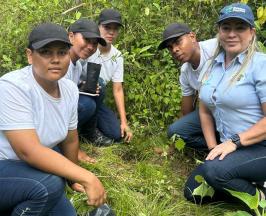MANOS AL ÁRBOL:  JÓVENES VOLUNTARIOS Y LA CVC REVERDECEN EL DERRUMBADO, EN BUGA