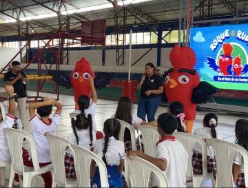 ROQUE Y RUPITO ENCENDIERON LA IMAGINACIÓN DE LOS NIÑOS EN SAN PEDRO