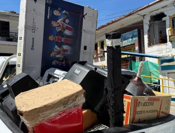 JORNADA AMBIENTAL EN ARGELIA PERMITIÓ RECOLECTAR CERCA DE 400 KILOS DE RESIDUOS ELECTRICOS Y ELECTRONICOS