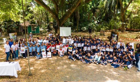 ROQUE Y RUPITO VISITARON EL BOSQUE MUNICIPAL  