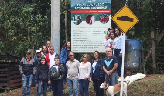 ZONA RURAL DE CALI SE PREPARA ANTE POSIBLES INCENDIOS FORESTALES