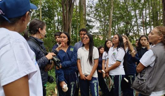 ESTUDIANTES SON AVISTADORES DE AVES EN CALIMA EL DARIÉN