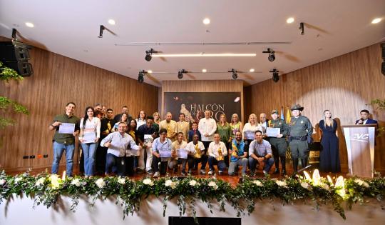 CON 8 HALCONES DE ORO LA CVC PREMIÓ LOS MEJORES TRABAJOS POR EL AMBIENTE EN EL 2025