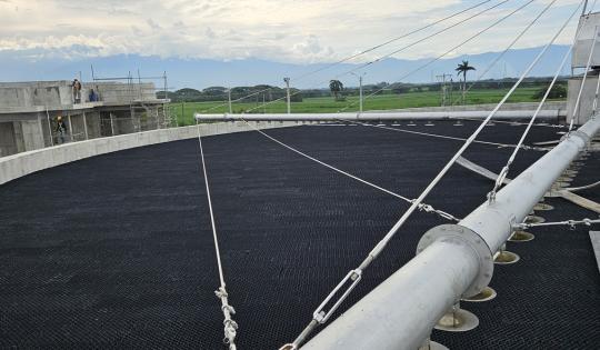 PTAR DE EL CARMELO, EN CANDELARIA, ESTA EN UN 88% DE AVANCE DE OBRA